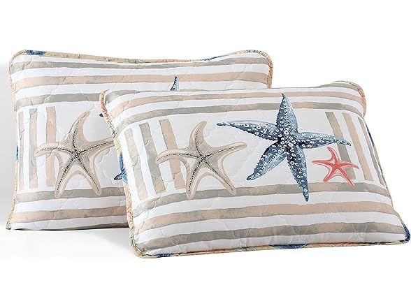 CARIBBEAN JOE Coastal 3-Piece Quilt Set, King