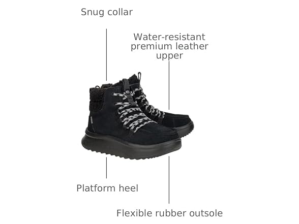 Hey Dude Wendy Peak Apres Suede Cozy Women's Shoes
