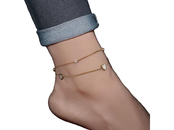 UHNIK Gold Plated Anklets