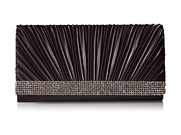 Jessica McClintock Womens Satin Clutch