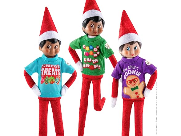 The Elf on the Shelf Claus Couture Sweet Treat 3-Shirt Set