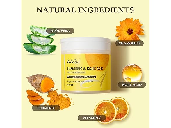 Turmeric Kojic Acid Cleansing Pads