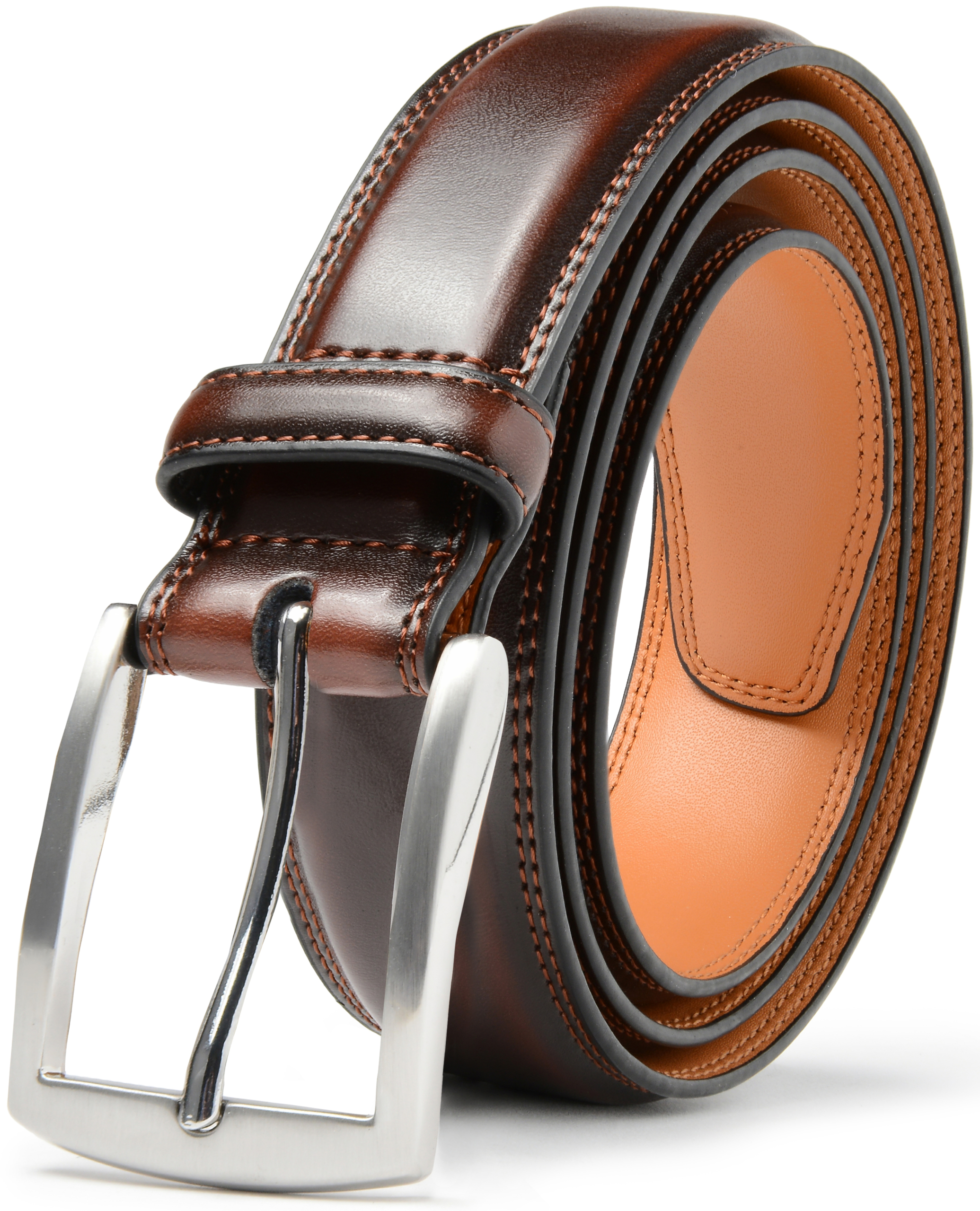 1, 2, 3, 4, 6-Pack Leather Dress Belt - Gallery 41