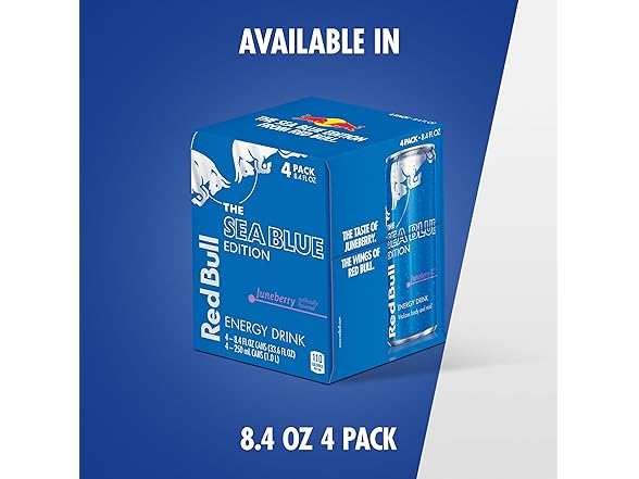 1CT Red Bull The Sea Blue Edition Juneberry 8.4oz