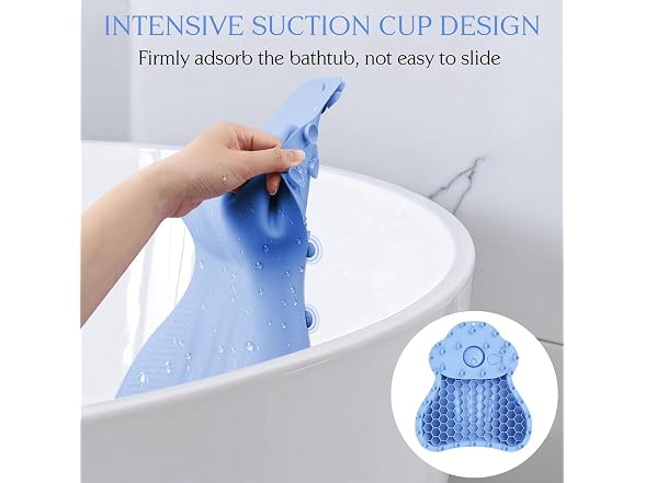 kixcvdm Silicone Bath Pillow