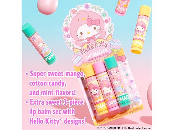Lip Smacker Hello Kitty Lip Balm Trio