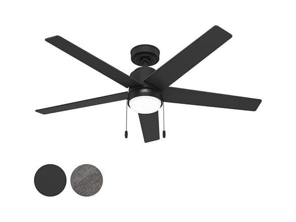 52" Hunter Fan w/Light Kit & Pull Chain
