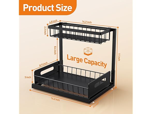 AIDIAM Under Sink Organizer