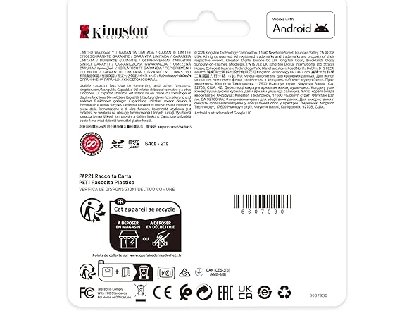 Kingston 128GB Canvas Select Plus UHS-I SDXC