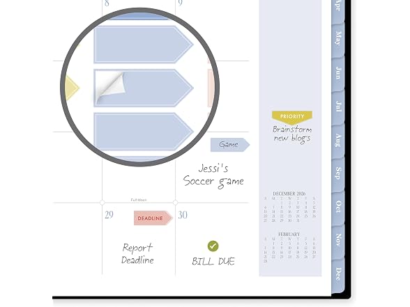 Mead Cambridge 2027 Planner 8.5x11 Black