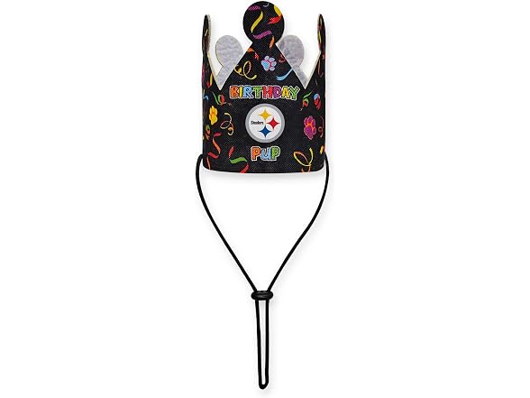 NFL Pittsburgh Steelers Pet Birthday Crown - Gallery 2