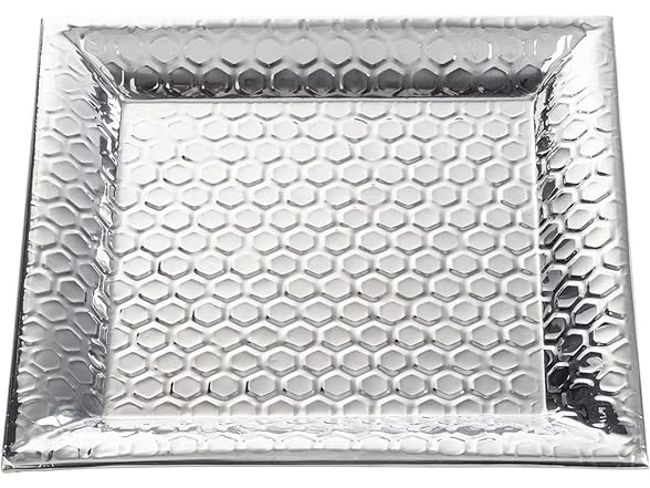 TableCraft 12843 Hive Collection Square Serving Tray