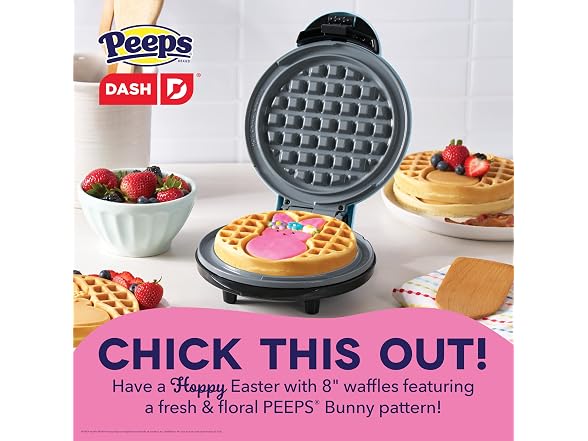 PEEPS® x Dash Waffle Maker - Bunny Waffle Maker