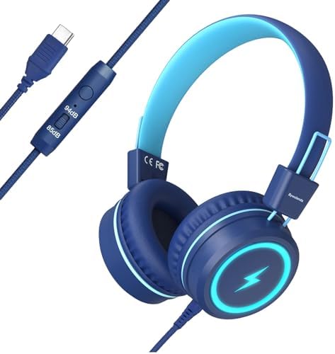 Bywulanda Bywulanda Kids Headphones with LED Ligh