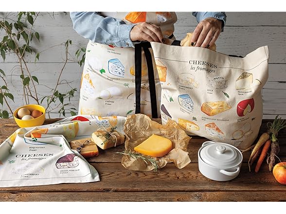 Now Designs Cheeses Cotton Tote