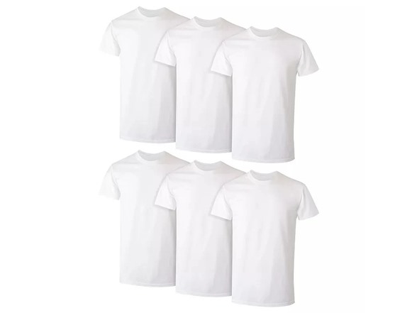 6Pk Hanes Crew Neck T-Shirt