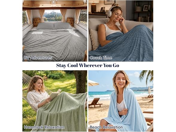 PHF Taupe Cooling Blanket King 108"x90"