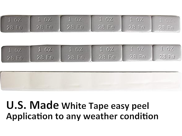 ACCRETION 1 Oz, Grey Wheel Weights. USA (90 pack)
