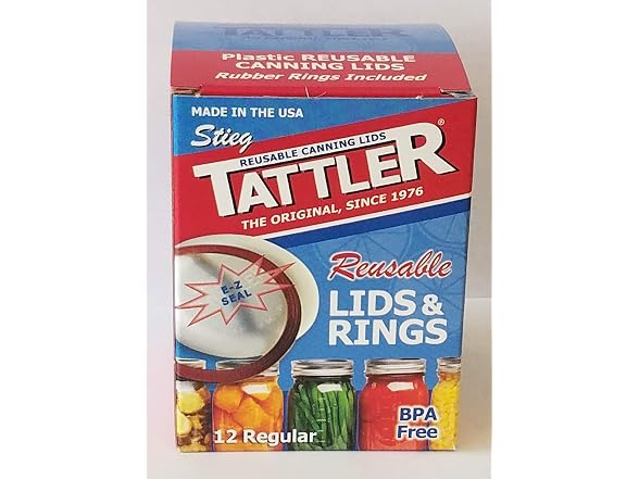 Reusable REGULAR Mouth Canning Lids & Rings