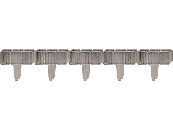 Garden Edging - 10-Piece Outdoor Decorative Flower Bed Border