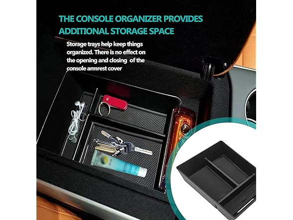NOTISH Center Console Organizer Tray