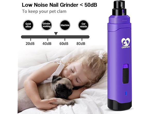Casfuy B09XHR27P4 dog nail grinder