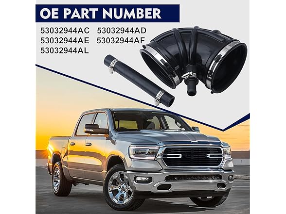 Air Intake Resonator Hose 696-207