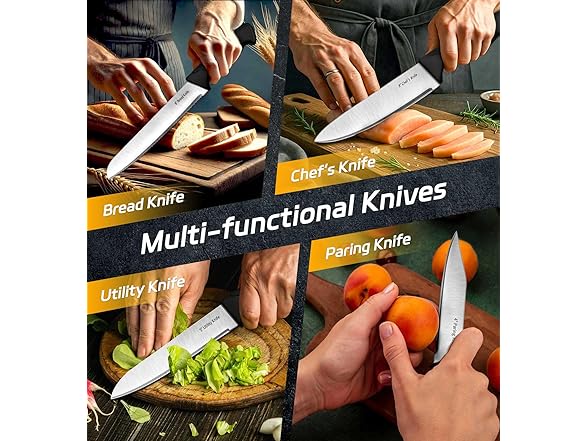 HENKELIVING 6-Piece Kitchen Knife Set