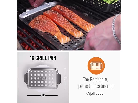 Yukon Glory 3-Piece Mini Grill Basket Set