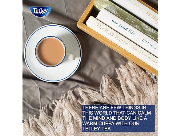 80CT Tetley British Blend Premium Black Tea, Regular