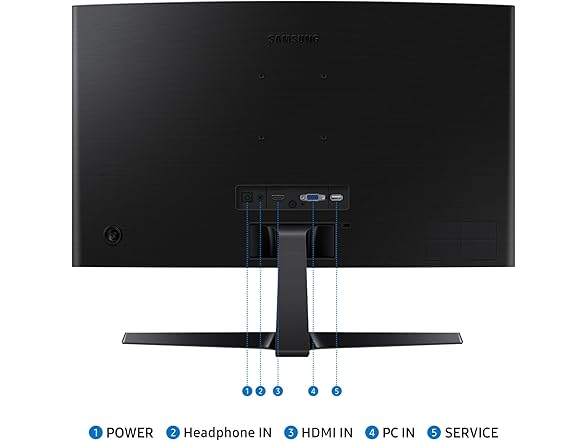 Samsung 24" FHD Curved Monitor | LS24D366GANXZA