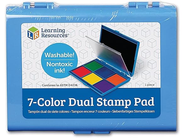 Learning Resources 7-Color Dual Stamp Pad