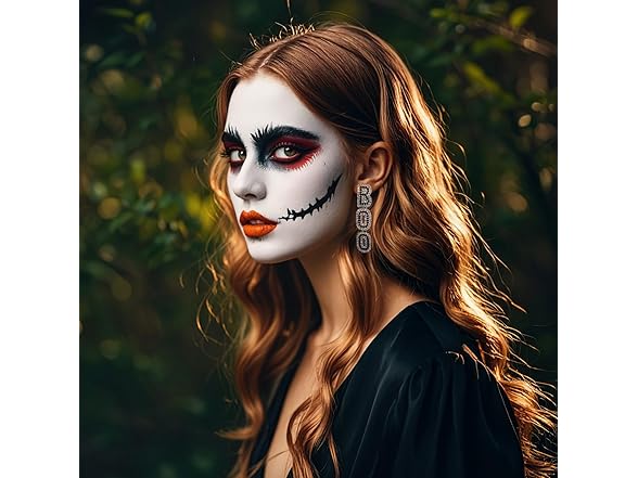 HolidayQbee BOO Dangle Drop Earrings