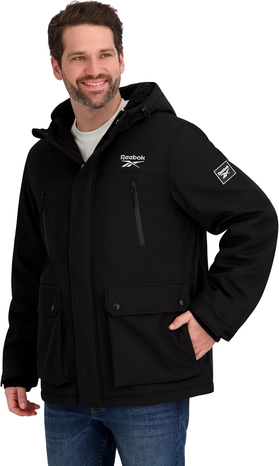 Reebok Men Insulated Softshell Winter Jacket - Gallery 8