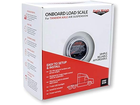 Right Weigh 510-46-RK Tandem Axle