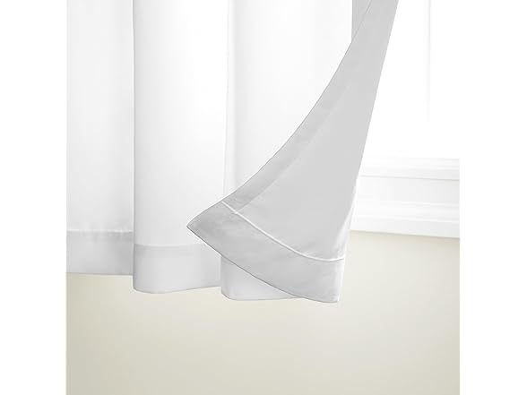 Cabana Solid White In/Outdoor Curtain 54"x96"