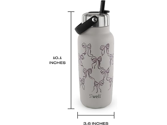 S'well Recycled Stainless Steel Explorer with Flip Straw Lid, 32oz