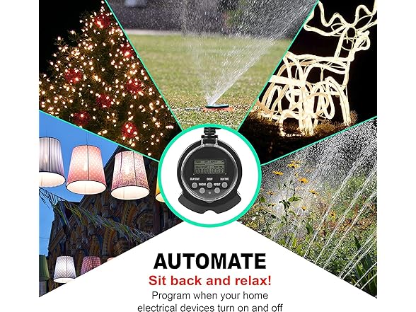 Clear Power 1 Grounded Outlet EZ Digital Timer