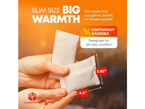 Disposable Hand Warmers (100, 200, 300, or 400)