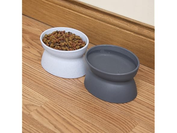 Kitty City Raised Cat Bowls, 2pk