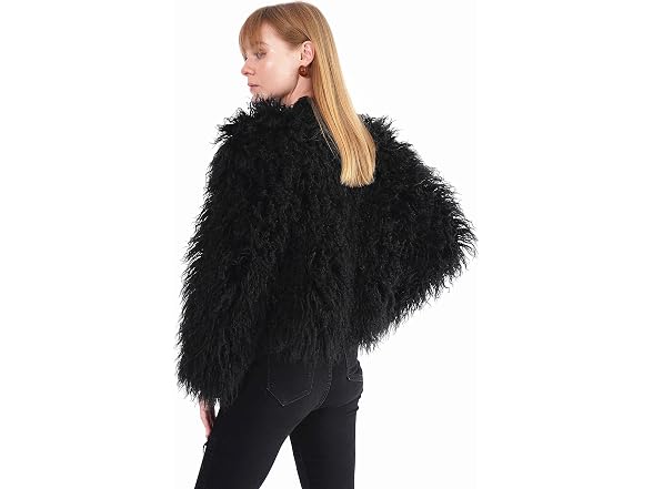 Yuakou Women (XL) Shaggy Faux Fur Outwear Jacket