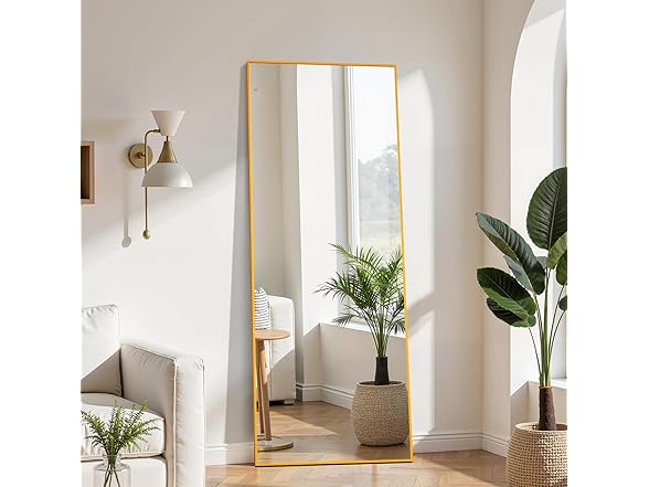 Simple Deluxe Aluminum Frame Large Mirror