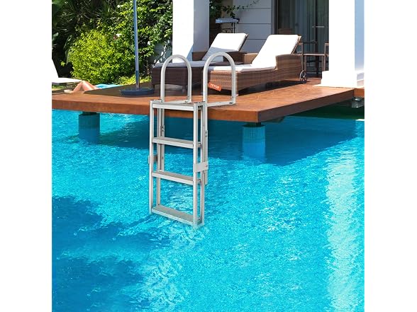 VEVOR Dock Ladder, Retractable 4 Steps