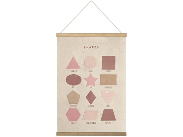 Bon et Beau Embroidered Shape Poster