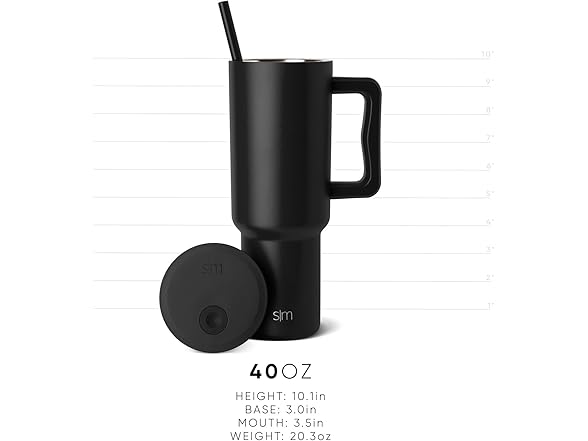 Simple Modern Halloween 40 oz Trek Tumbler with Handle and Straw Lid