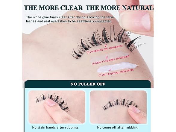 Foxy Beauty Lash Clusters Kit Lashes
