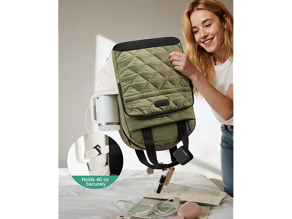 LOVEVOOK Puffer Backpack 15.6" Laptop