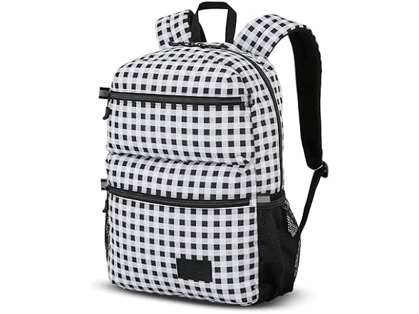 Gingham/Black 