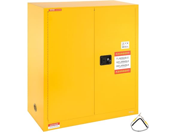 Flammable Storage Cabinet 34 Gal, 43.1x18.1x50.1