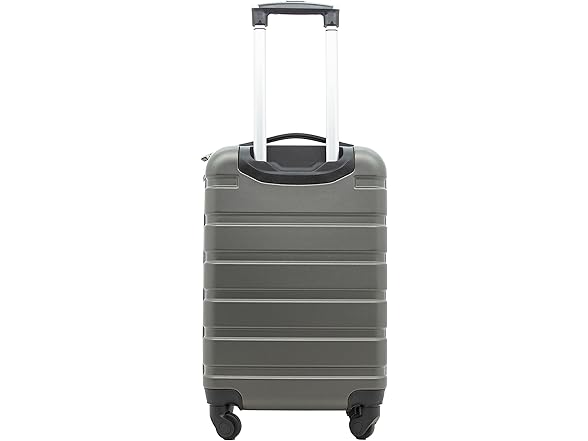 BELLA Travelers Club Harper Luggage, Charcoal, 22IN
